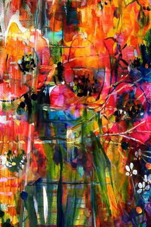 抽象彩图印花华亿平台图片