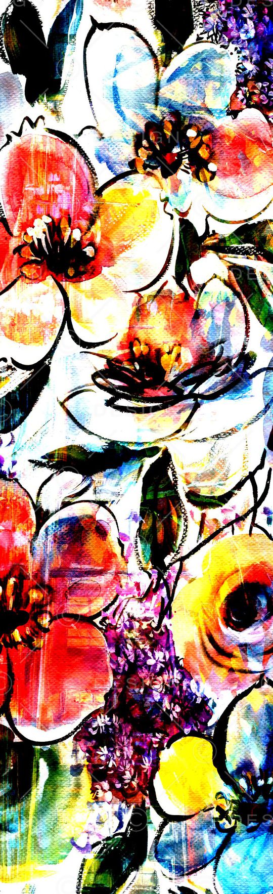 抽象彩图印花华亿平台图片