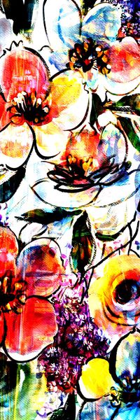 抽象彩图印花华亿平台图片