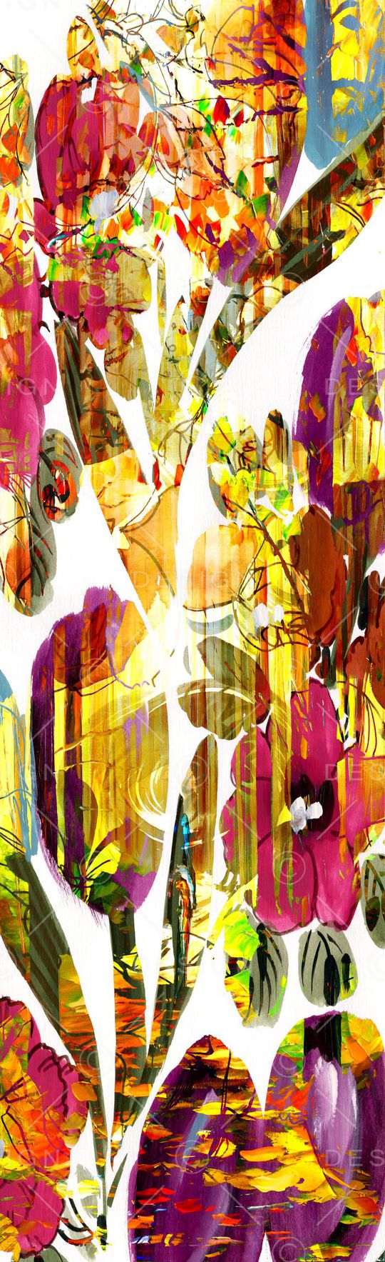 抽象彩图印花华亿平台图片