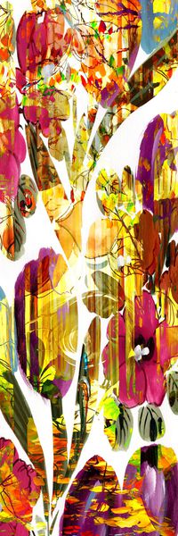 抽象彩图印花华亿平台图片