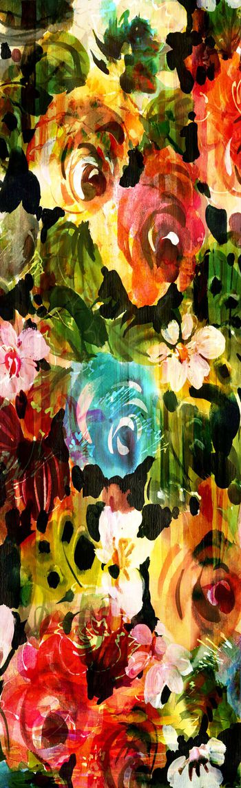 抽象彩图印花华亿平台图片