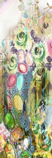 抽象彩图印花华亿平台图片