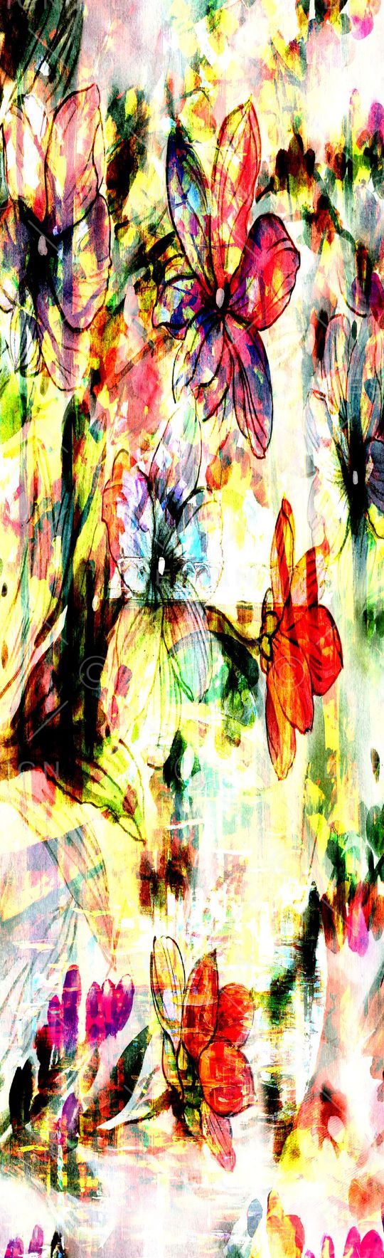 抽象彩图印花华亿平台图片