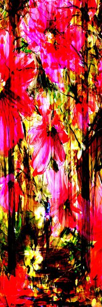 抽象彩图印花华亿平台图片