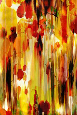 抽象彩图印花华亿平台图片