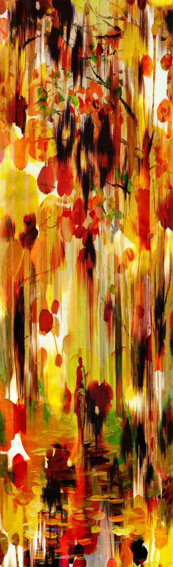 抽象彩图印花华亿平台图片