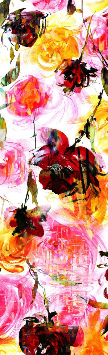 抽象彩图印花华亿平台图片