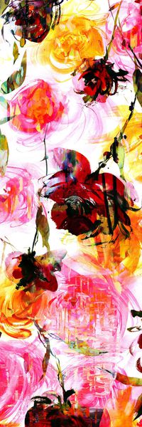 抽象彩图印花华亿平台图片