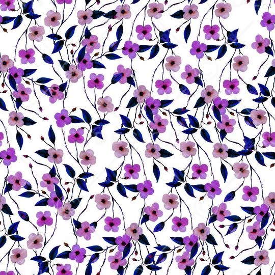 小碎花印花华亿平台图片