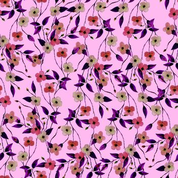 635609-花藤紫色小花卉粉