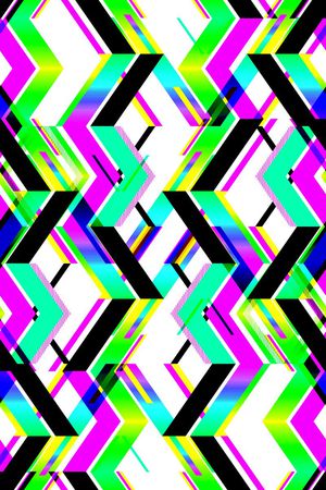 不规则几何印花华亿平台图片