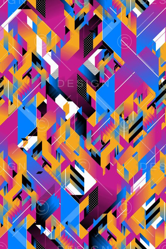 几何印花华亿平台图片