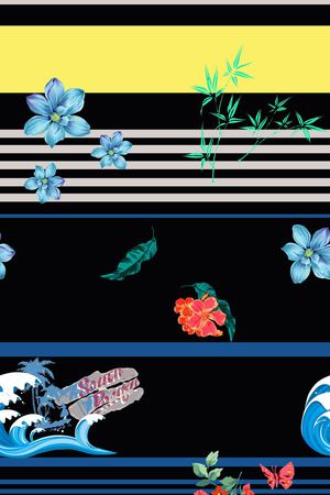 简约大牌印花华亿平台图片