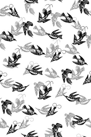 鸟印花华亿平台图片