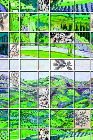 格子印花华亿平台图片