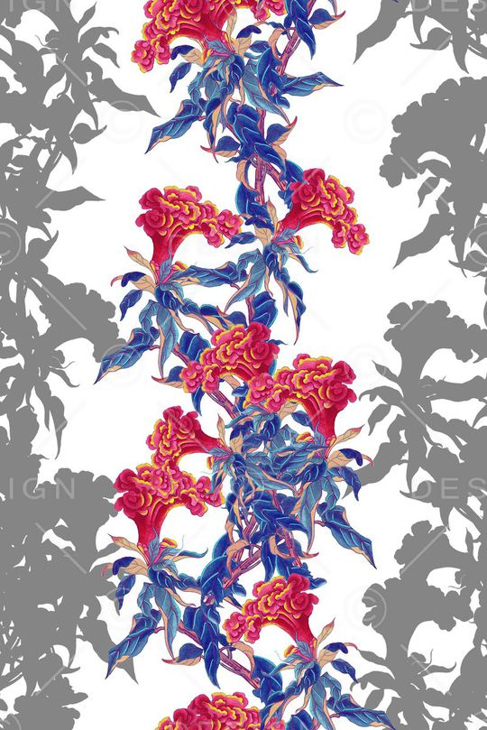 国画风景花卉印花华亿平台图片