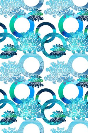 中国风印花华亿平台图片