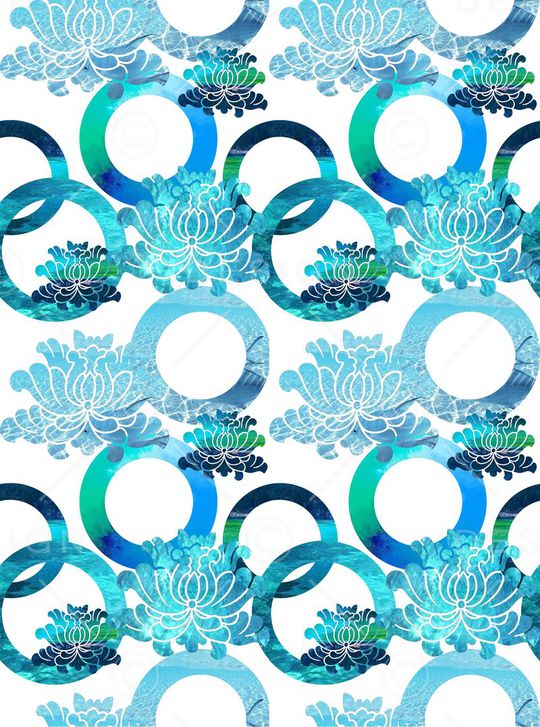 中国风印花华亿平台图片