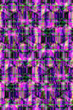 蓝色格子印花华亿平台图片