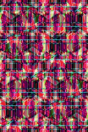 蓝色格子印花华亿平台图片