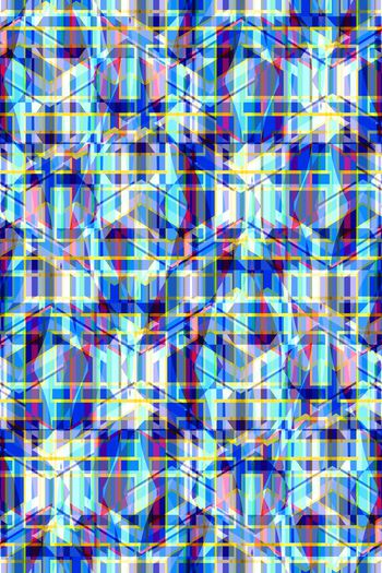 635985-温馨条纹格子衫