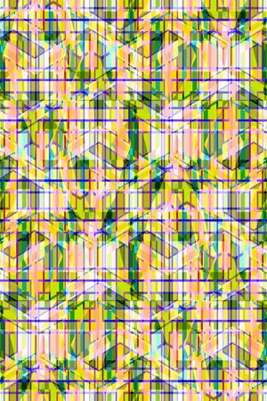 蓝色格子印花华亿平台图片