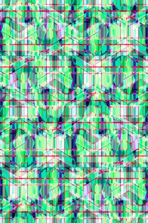 蓝色格子印花华亿平台图片