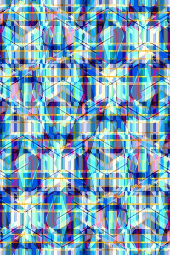 636006-温馨条纹格子衫