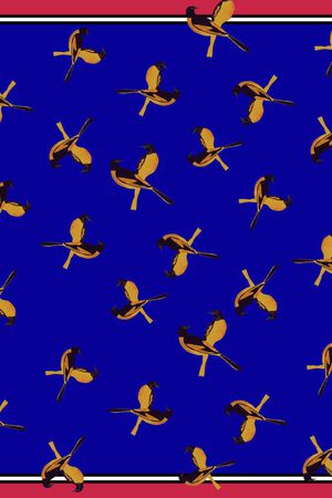 鸟印花华亿平台图片