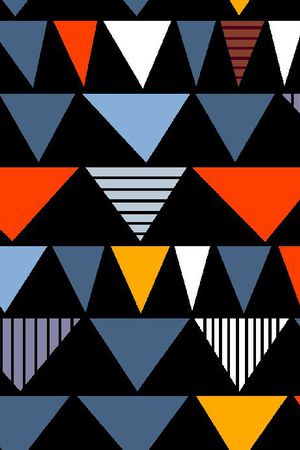 三角形印花华亿平台图片