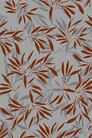 树叶印花华亿平台图片