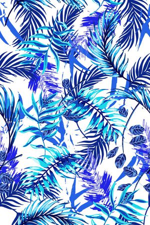 棕榈叶印花华亿平台图片