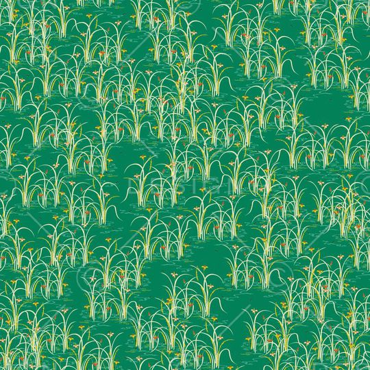 水仙花印花华亿平台图片