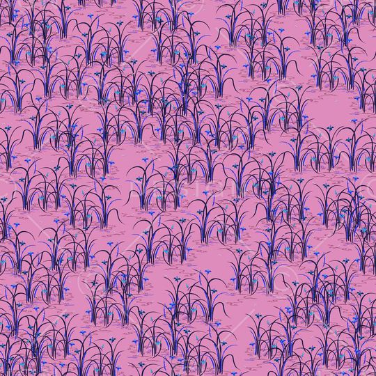 水仙花印花华亿平台图片