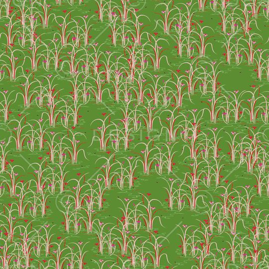 水仙花印花华亿平台图片