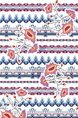 刺绣印花华亿平台图片