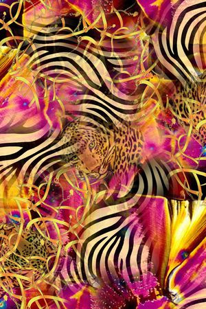 流行时尚印花华亿平台图片