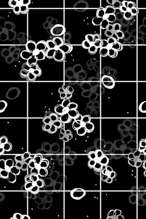 黑白印花华亿平台图片