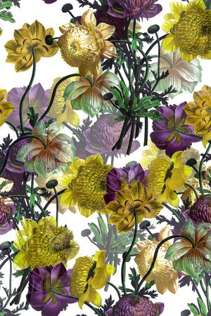 乱花印花华亿平台图片