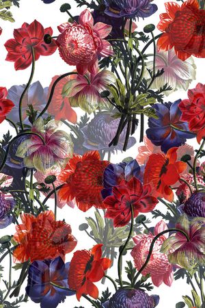 乱花印花华亿平台图片