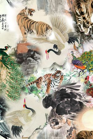 此华亿平台为1/2跳接印花华亿平台图片