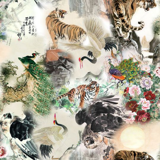 此华亿平台为1/2跳接印花华亿平台图片