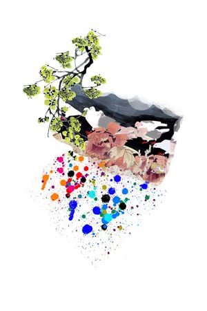 笔触印花华亿平台图片