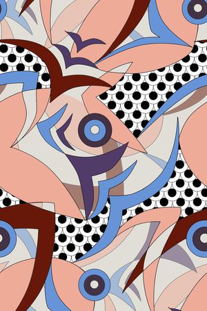 大气时尚印花华亿平台图片