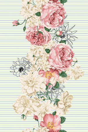 线描花印花华亿平台图片