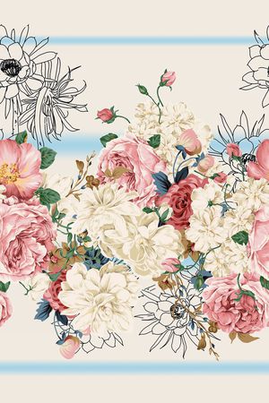 条纹印花华亿平台图片