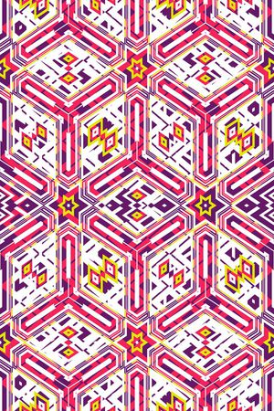 不规则几何印花华亿平台图片