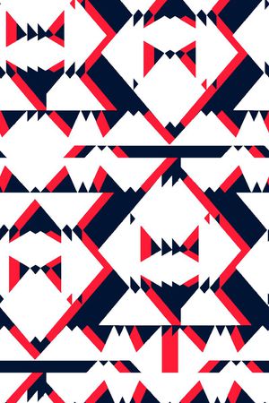 不规则几何印花华亿平台图片