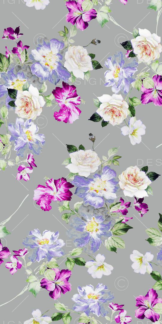 清爽时尚女装花卉印花华亿平台图片